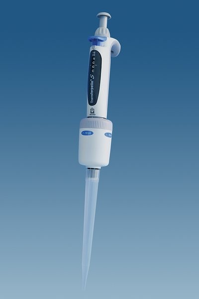 DISCONTINUED BrandTech 704784 REPLACED BY 705884 Transferpette S Air Displacement ,Single Channel 1 - 10 mL Manual Adjustable VolumeSet of 1