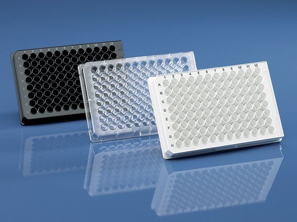 BrandTech 781608 96 Well pureGrade™ Microplate, Black, F-Bottom