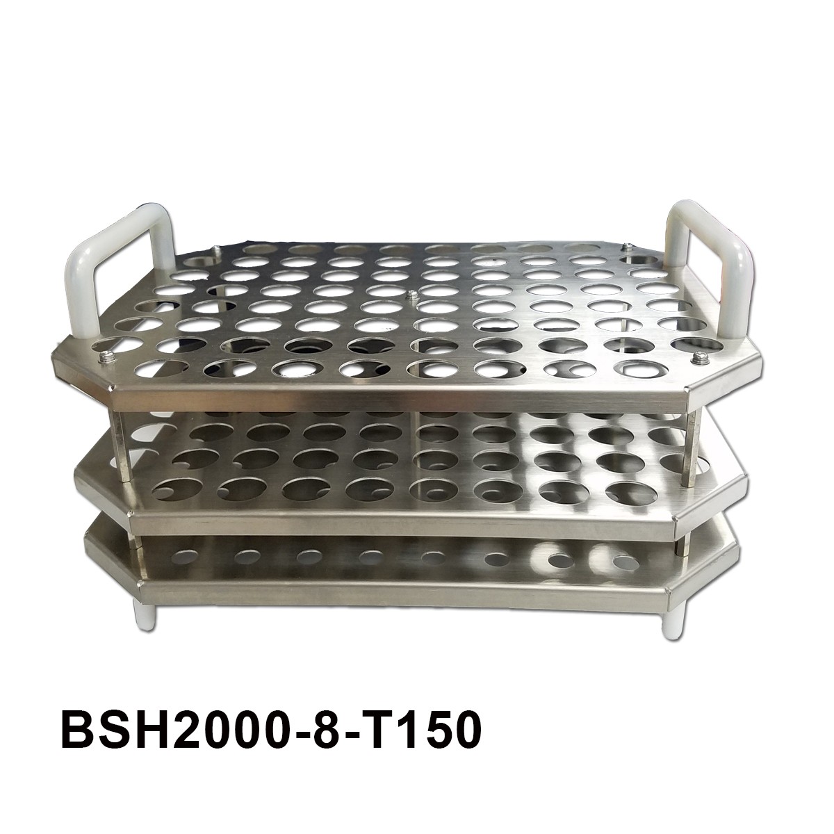 Benchmark Scientific B2000-8-T150 myBath Water Bath Test Tube Rack for use with 76 x 15 mL Tubes