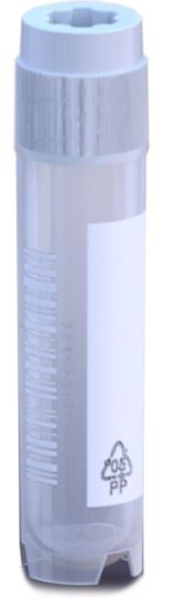 Argos Technologies 2.0 mL PolarSafe Cryogenic Vial, Sterile, Self-Standing, External Thread Screw Cap, Resealable Bags of 50