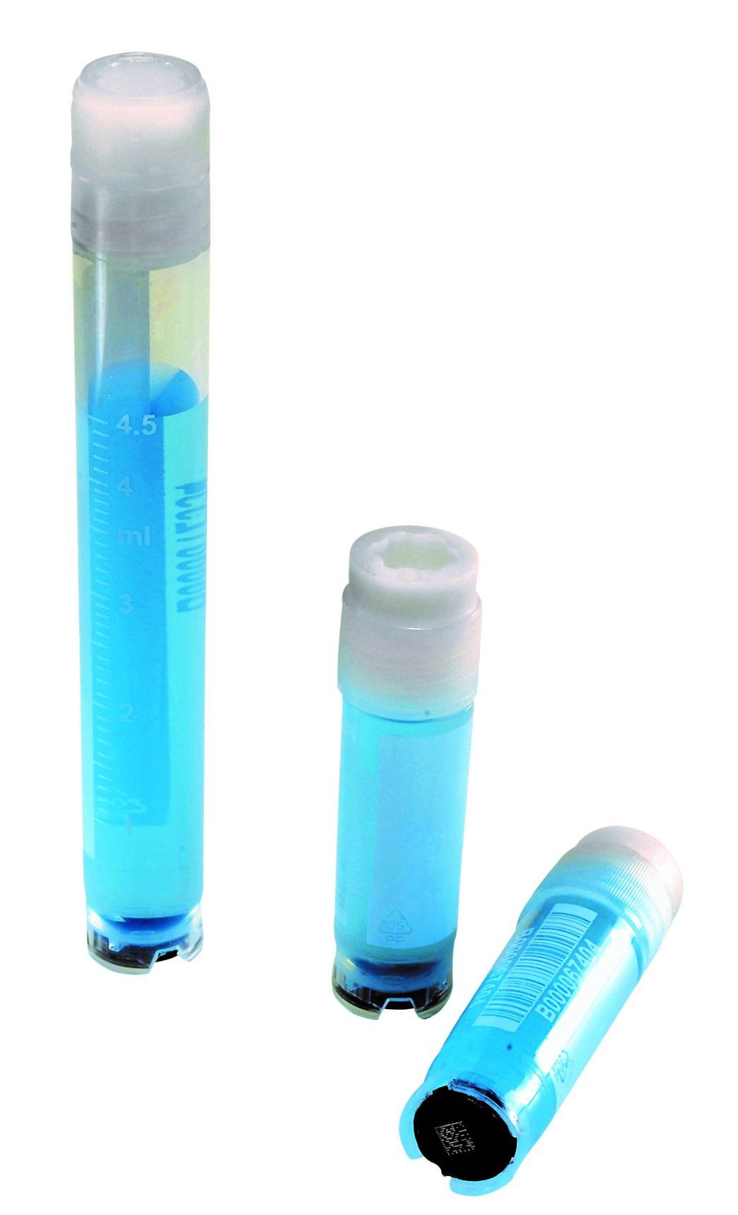Argos Technologies 2 mL 2D PolarSafe Cryogenic Vial, Sterile, External Thread Cap, Case of 100
