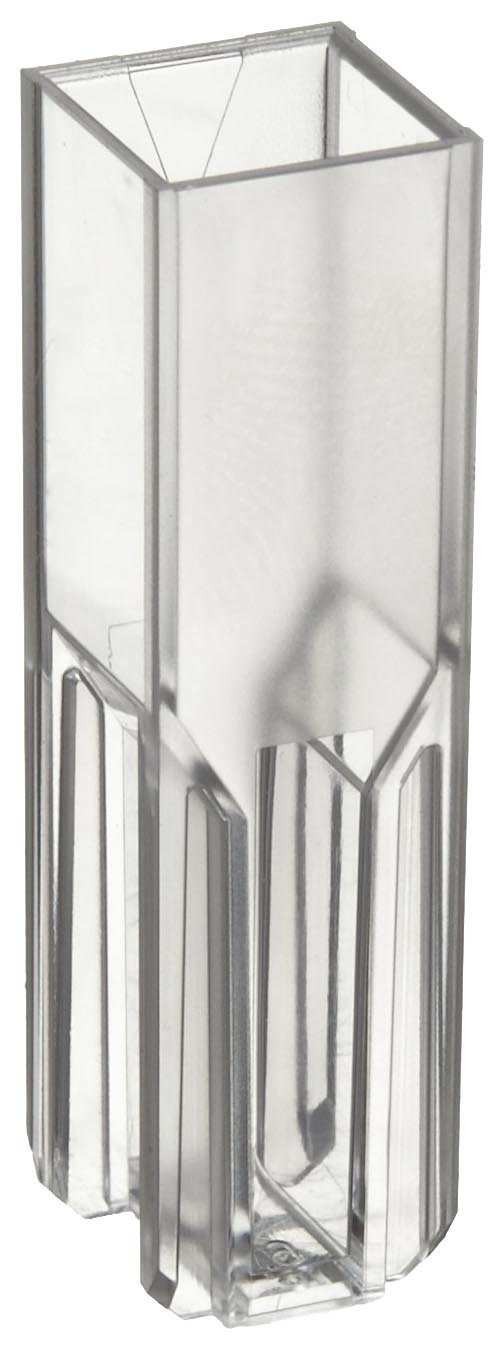 BrandTech 759076D Semi-Micro Cuvette, 3.0 mL, 10 mm, Polystyrene, 2 Clear Sides (Case of 100)