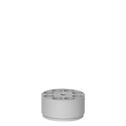 Heidolph 015882270  Radleys Heat-On Insert For 8X16mm Tubes (Anodized), 1/EA