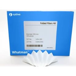 Cytiva 1204-0185 Grade 4V Folded Filter Paper,  Circle 18.5cm, 100/pk