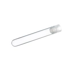 5 mL Cryo.s Tube, PP, Sterile, Internal Thread Natural Cap, Round Bottom, 100 White Cap Inserts per CS