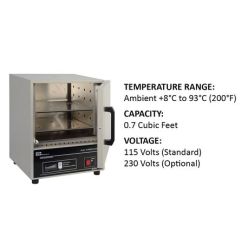 Quincy Lab 10-180AE .7 Cuft Air-Forced Solid Steel Door Incubator