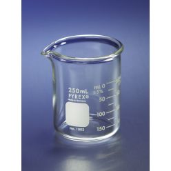 Corning 1003-2L PYREX® Heavy Duty Griffin 2L Beaker, Double Scale, Graduated