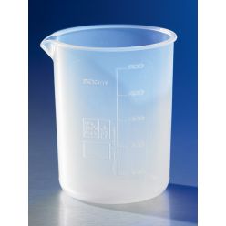 Corning 1003P-500 Corning® Reusable Plastic Low Form 500 mL Beaker, Perfluoroalkoxy-copolymer