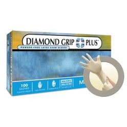 Ansell DGP-350-XS Exam Gloves, PF Latex, Textured, X-Small, 100/bx, 10 bx/cs (US Only)