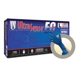 Ansell USE-880-XXL Exam Gloves, PF Nitrile, Extended Cuff, Textured Fingers, Blue, XX-Large, 100/bx, 10 bx/cs (US Only)
