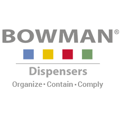 Bowman Manufacturing Company, Inc. CT030-0000 BOWMAN® PPE Cart II, Mobile Protection System Holds: (2) Boxes of Earloop Face Masks or (1) Box of Face Shields, (3) Boxes of Gloves, Dedicated Storage Areas for Additional Supplies, Easy Roll 3" Casters, w/ T