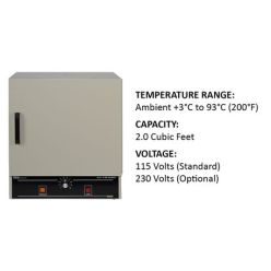 Quincy Lab 12-180 1.8 Cuft Solid Steel Door Incubator