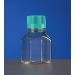 Nest Scientific 125mLSquare Shape PETG Media Bottles, 353511, Sterile, 6/pk, 48/cs