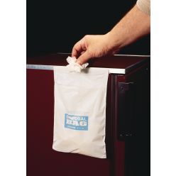 13174-1008 Bel-Art Waste Bag , Polyethylene, 8" W   X   10" H, White, 0.03 mm Thickness (Pack of 50)