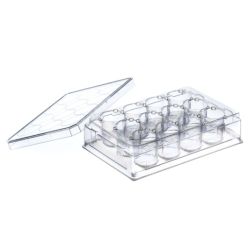 ThinCert Plate, 12W, Sterile, w/ Lid