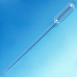 Globe Scientific 4.5 mL Narrow and Long Stem Transfer Pipettes, Box of 500