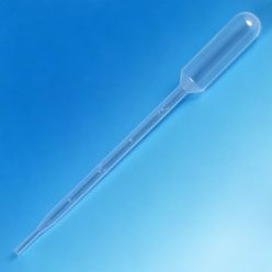Globe Scientific 5.0 mL Large Bulb Transfer Pipettes, Graduated, Case of 5000 | 137030