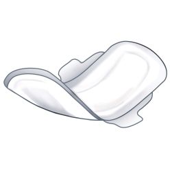 Regular Pad, Poly Backing, 3" x 11", 12/bg, 24 bg/cs (30 cs/plt) (Continental US Only)