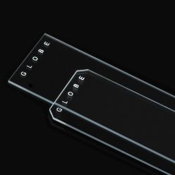 Globe Scientific Diamond™ White Glass Microscope Slides, 25 x 75 mm, Beveled Edges, Clipped Corners, 1440 Slides