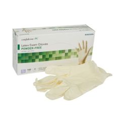 McKesson 14-1384 Exam Glove McKesson Confiderm® X-Large 100 per Box NonSterile Latex Standard Cuff Length Fully Textured Ivory Not Rated (10 BX/CS)