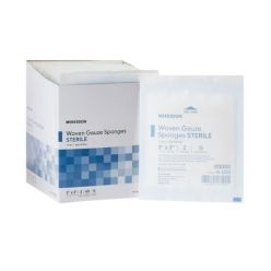 McKesson 16-4232 Gauze Sponge McKesson 3 X 3 Inch 12-Ply Sterile 2 per Pack (30 BX/CS)