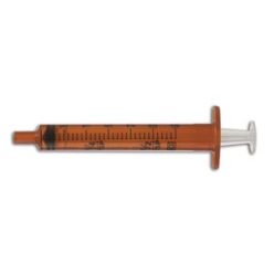 BD 305208 Oral Syringe, Amber, 5mL, Tip Cap, 100/pk, 5 pk/cs (Continental US Only) (Drop Ship Requires Pre-Approval)