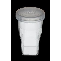 Labcon 2030-550-000-9 25 mL Sample Dilution Vials with Attached Caps, in Sectioned Box 720 EA/CS (5 PK/CS)