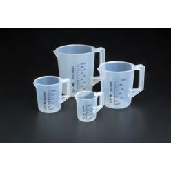 CellTreat 230525 Assorted Set Graduated Beaker With Handle, Polypropylene, Non-sterile (12/Case)