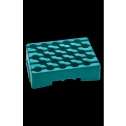 Labcon 2715-223-000-9 Reusable Racks for 15 mL Centrifuge Tubes, Orange 5 EA/CS (1 PK/CS)