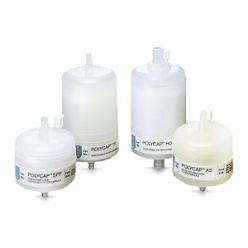6700-3602 Whatman Polycap TF 36 Capsule Filter, 36 mm, 0.2 µm, 1/4 to 3/8" SB Inlet, 1/4 to 3/8" SB Outlet, Polypropylene Housing (Pack of 1)