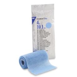 3M Health Care 82004L Plus Casting Tape, 4" x 4 yds, Light Blue, 10/cs (Continental US+HI Only)