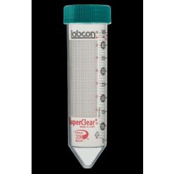 Labcon 3192-870-008-9 50 mL SuperClear® Centrifuge Tubes with Plug Style Caps, in Bulk 500 EA/CS (1 PK/CS)