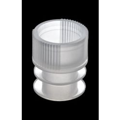 Labcon 3302-802-000-9 Plug Style Caps for 12x75 mm Culture Tubes, Yellow Color, in Bags 3000 EA/CS (3 PK/CS)
