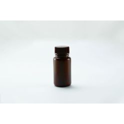 60ml Amber Color Round PP Storage Bottle, Wide Mouth, Sterile, 10/pk, 200/cs