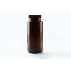 500ml Amber Color Round PP Storage Bottle, Wide Mouth, Sterile, 5/pk, 50/cs