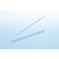 Sapphire RT PCR flat strip caps, ergonomic, blue