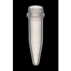 Labcon 3611-875-000-9 SuperClear® 1.5 mL Screw Cap Microcentrifuge Tubes with Caps, Sterile 5000 EA/CS (10 PK/CS)