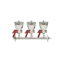 Cytiva 10445850 Multiple Filtration Apparatus, Three-Place Filtration, Stainless Steel 100mL, 47/50mm, AS300/5, Support Screen