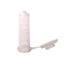 Bio Plas Siliconized 2.0 mL G-Tube, Flat Top Microcentrifuge Tube, Clear, Sterile, Individually Wrapped