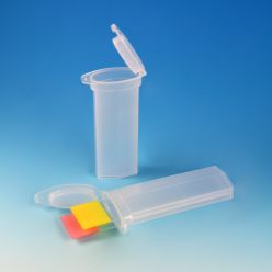 513052 Globe Flip Top Lid Slide Mailer, for 2 slides, Polypropylene, Natural