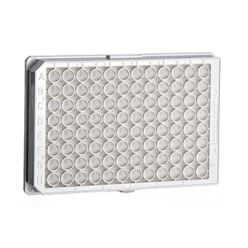 96W CELLCOAT® Poly-D-Lysine Plate, PS, Flat Bottom, Chimney Style, White, w/Lid