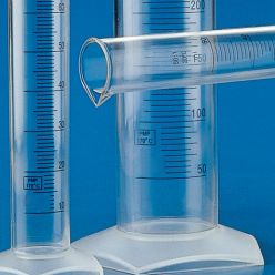 602565-1 Globe Scientific Graduated Cylinder, 500 mL, Polypropylene, Class B, 361 mm Height, Hexagonal Base, Printed Graduations (Pack of 1)