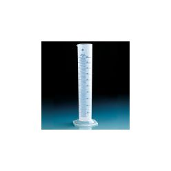 V646081 BrandTech Graduated Cylinder, 10 mL, PP, Class B, 145 mm Height, Hexagonal Base, Molded & Printed Graduations (Pack of 12)