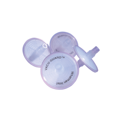 Whatman VACU-GUARD Chemical Trap Inline Filter, PTFE, 60 mm, 0.45 µm,  Inlet,  Outlet, Polypropylene Housing, Non-Sterile (Pack of 10)