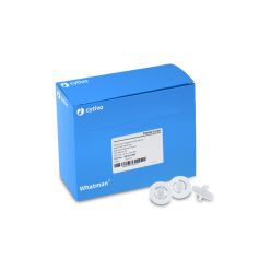 6879-2504 Whatman Syringe Filter, 0.45 µm, Polypropylene Membrane, Non-Sterile with FNPT Inlet/MNPT Outlet (Pack of 1500)