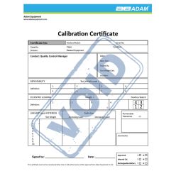 Adam Equipment - 700660288 - Calibration certificate