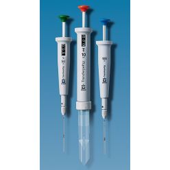 702804BrandTech Transferpettor Positive Displacement ,Single Channel 100 - 500 µL Manual Adjustable Volume  Set of 1 