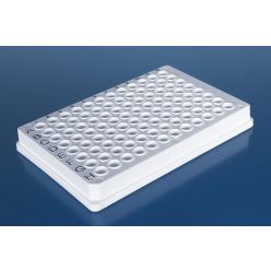 BrandTech 781378 96 Well PCR Microplate, White, Skirted, Low Profile