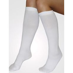 Albahealth, LLC 559-04 Knee-Length, Ribbed Finish, X-Large, White, 12 pr/cs