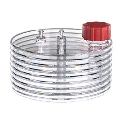 CELLDISC, 8 LAYERS, 2.000 CM², PS, CLEAR, TC, STANDARD SCREW CAP RED, STERILE, SINGLE PACKED